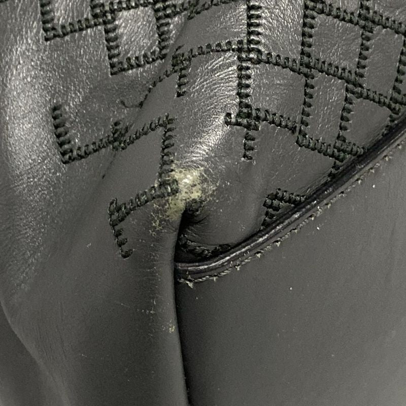 Bottega Veneta Intrecciato Dark Gray Leather Handbag