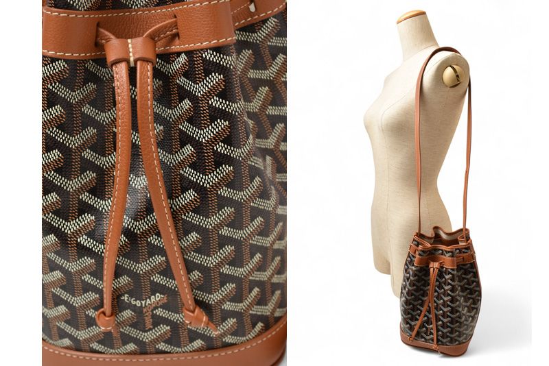 Goyard Bag Shoulder Bag Goyard Petit Flo Bucket Bag Peflotpmlty50cl50p Black