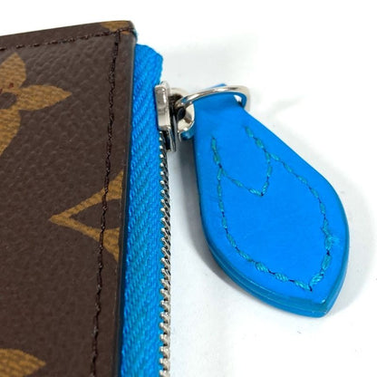 Louis Vuitton Coin Case Porte Carte Romie M12382 Monogram Canvas Blue