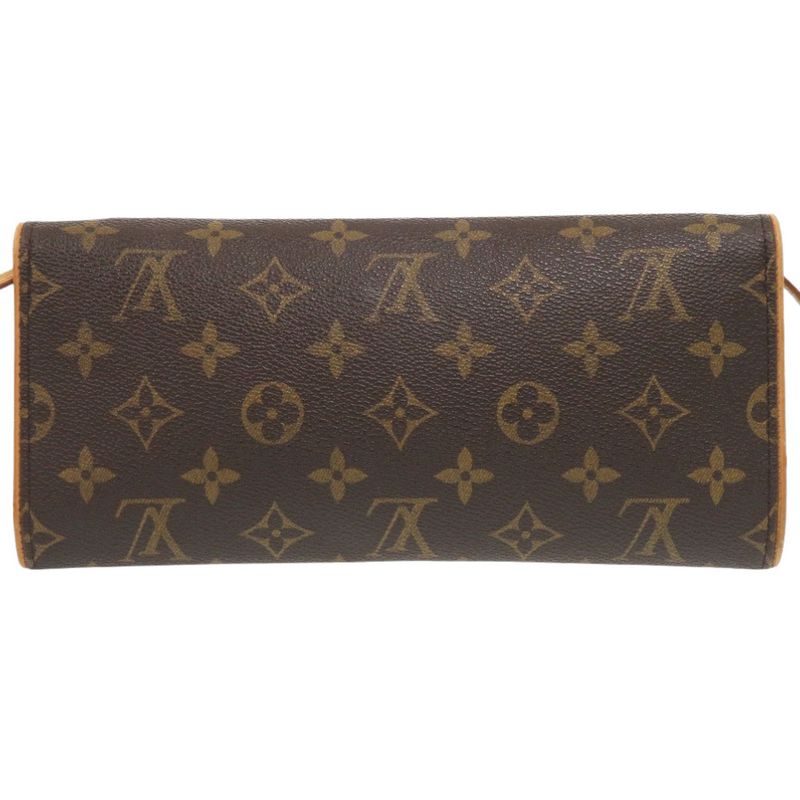 Louis Vuitton Pochette Twin GM Monogram M51852 Shoulder Bag LV 0382 Louis