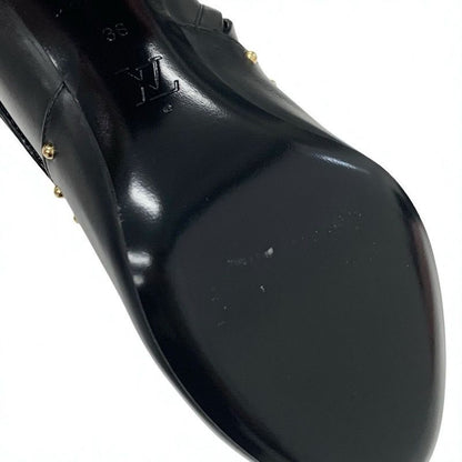 Louis Vuitton Silhouette Line Monogram Boots Short Shoes Leather Black