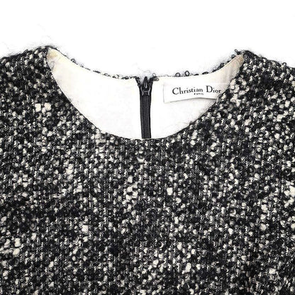 Christian Dior Tweed Dress 4a21658t1152 Black 42