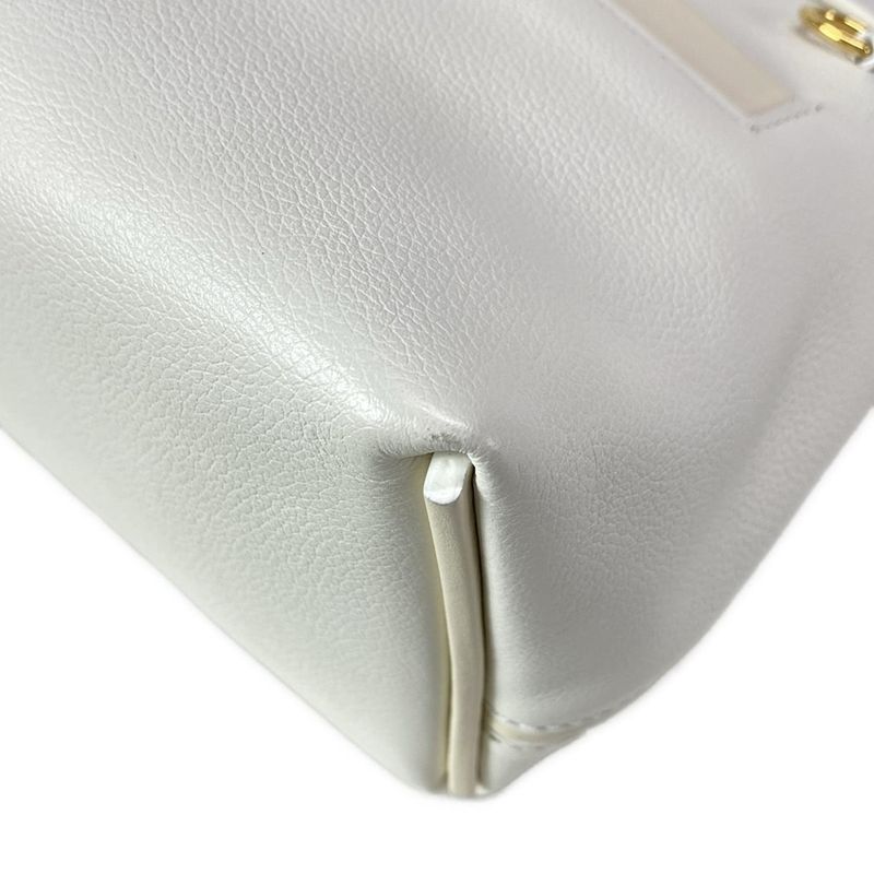 Hermes Sac 24/24 Van Cattle Mini 21 White And Nata Gold Hardware