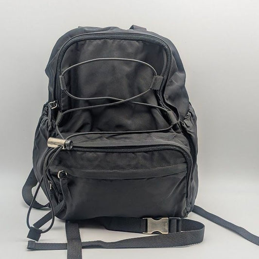 Prada Tessuto Nylon Backpack Black Triangle Logo