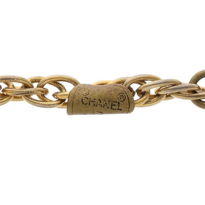 Chanel Coco Mark Rhinestone Necklace Women