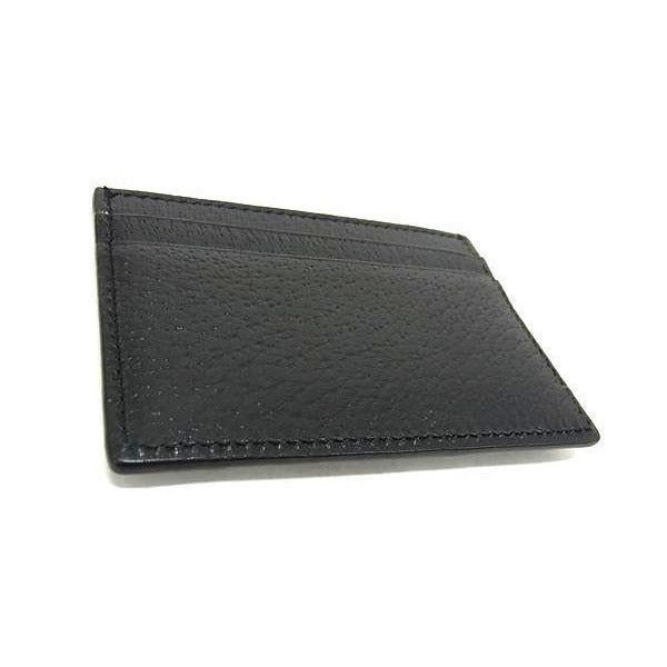 Gucci Leather Bee Card Case Holder Pass Regular Black Au7741 — view 2