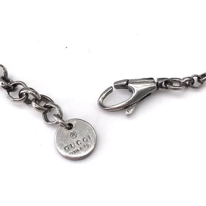 Gucci GG Logo Necklace 925 Sterling Silver