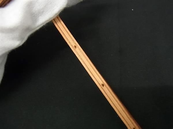 Louis Vuitton Shoulder Strap For Waist Pouch Ladies Brown Fh9075