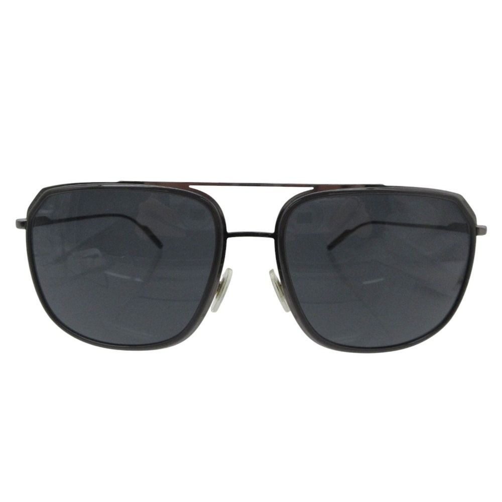 Dolce & Gabbana Sunglasses 58 Gray Black Eyewear