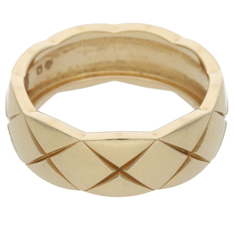 Chanel Coco Crush Medium 18K Yellow Goldring Men's 53 13