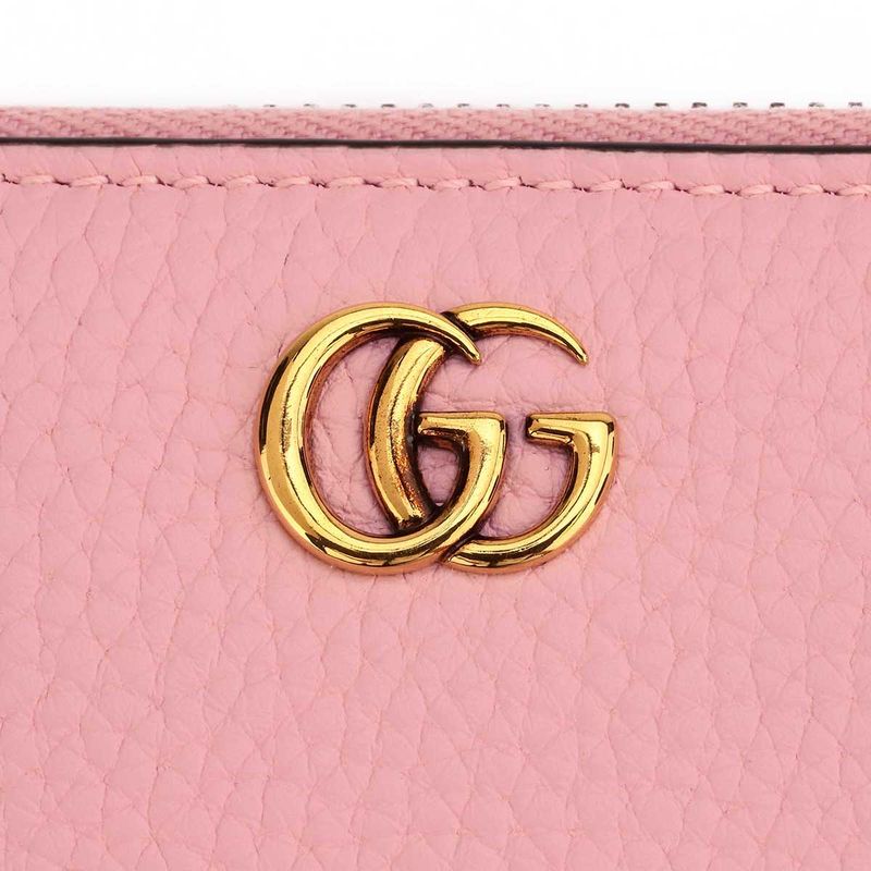 Gucci Long Wallet GG Marmont Pink