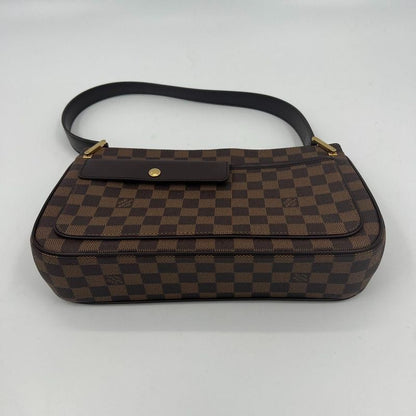Louis Vuitton Shoulder Bag Damier Aubagne N51129 Ebène Women