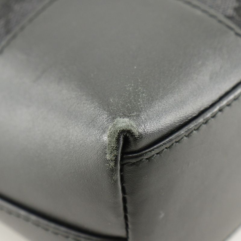 Gucci One Shoulder 001.4231 GG Canvas Black Ladies Shoulder Bag