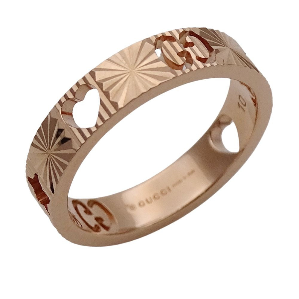 Gucci Ring Icon Heart Star Pink Gold