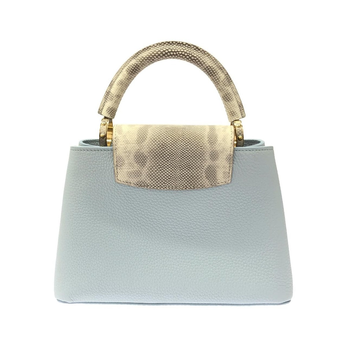 Louis Vuitton Exotic Leather Capucines BB Bag Bleu Olympe — view 2
