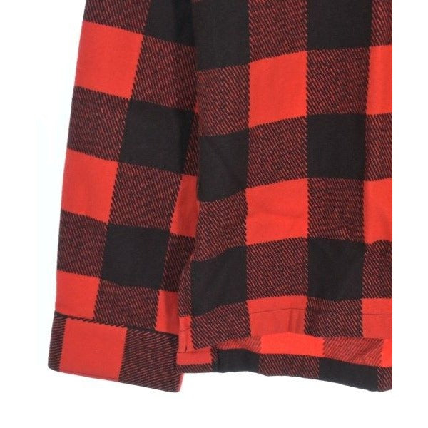 Balenciaga Casual Shirt Wool Red Black — view 5