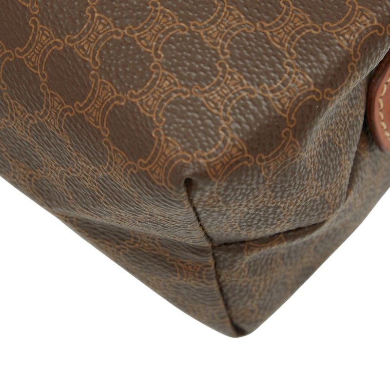 Celine Macadam Brown PVC Leather Women's Celine