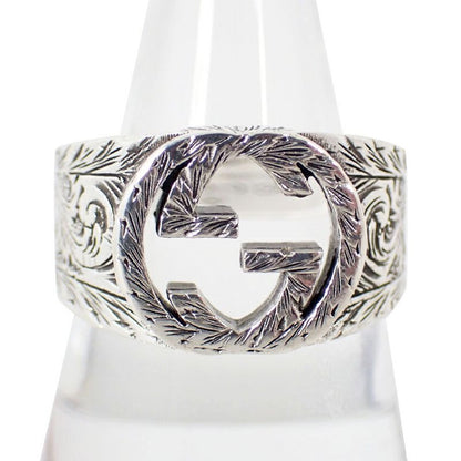Gucci 925 Interlocking Ring Size 22 J62-1