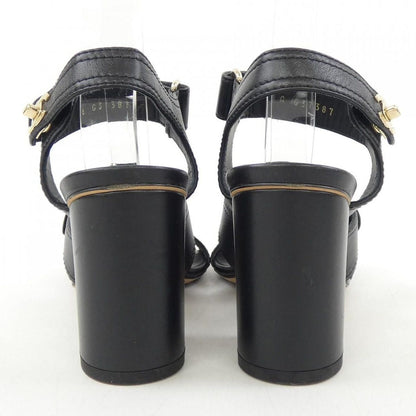 Chanel Turnlock Sandals Black — view 5