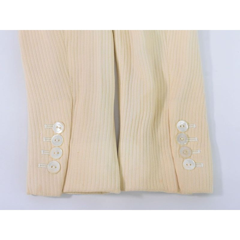 Fendi Cotton Viscose Acetate Cupro Jacket Outerwear Beige — view 4