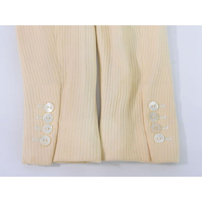 Fendi Cotton Viscose Acetate Cupro Jacket Outerwear Beige — view 4