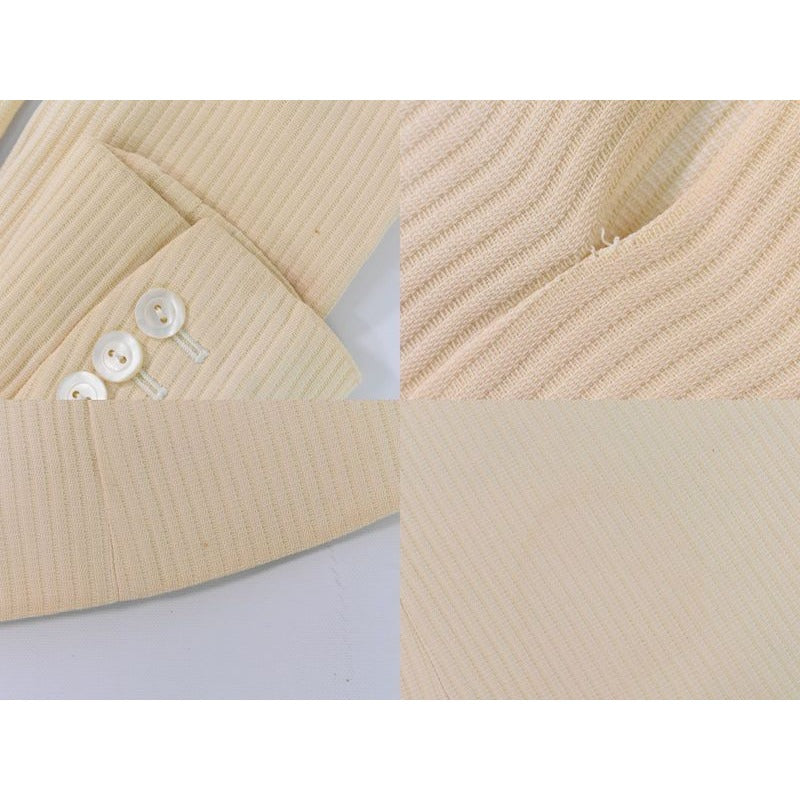 Fendi Cotton Viscose Acetate Cupro Jacket Outerwear Beige — view 8