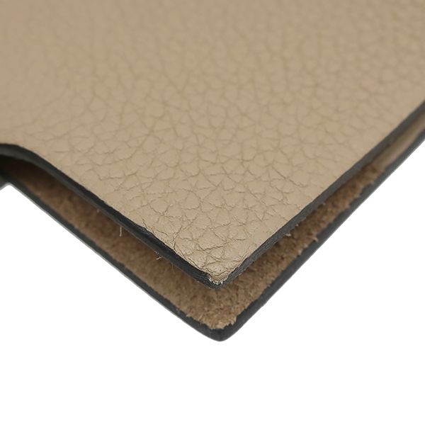 Hermes Notebook Cabas - Ulysse Mini Taurillon Clemence Beige Silver Hardware