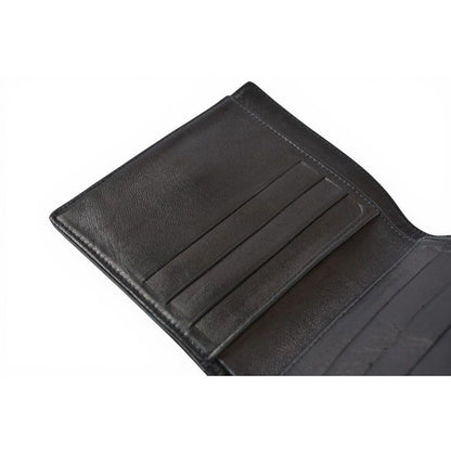 Chanel Wallet Bifold Folding CC Logo Black — view 11