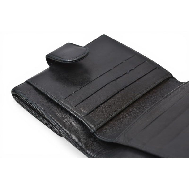 Chanel Wallet Bifold Folding CC Logo Black — view 12