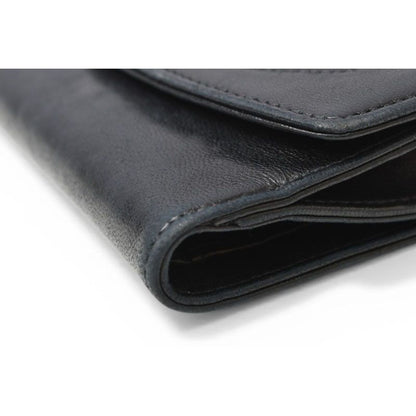 Chanel Wallet Bifold Folding CC Logo Black — view 4