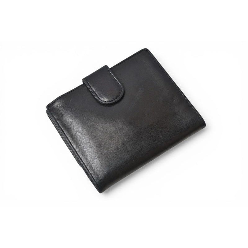 Chanel Wallet Bifold Folding CC Logo Black — view 6