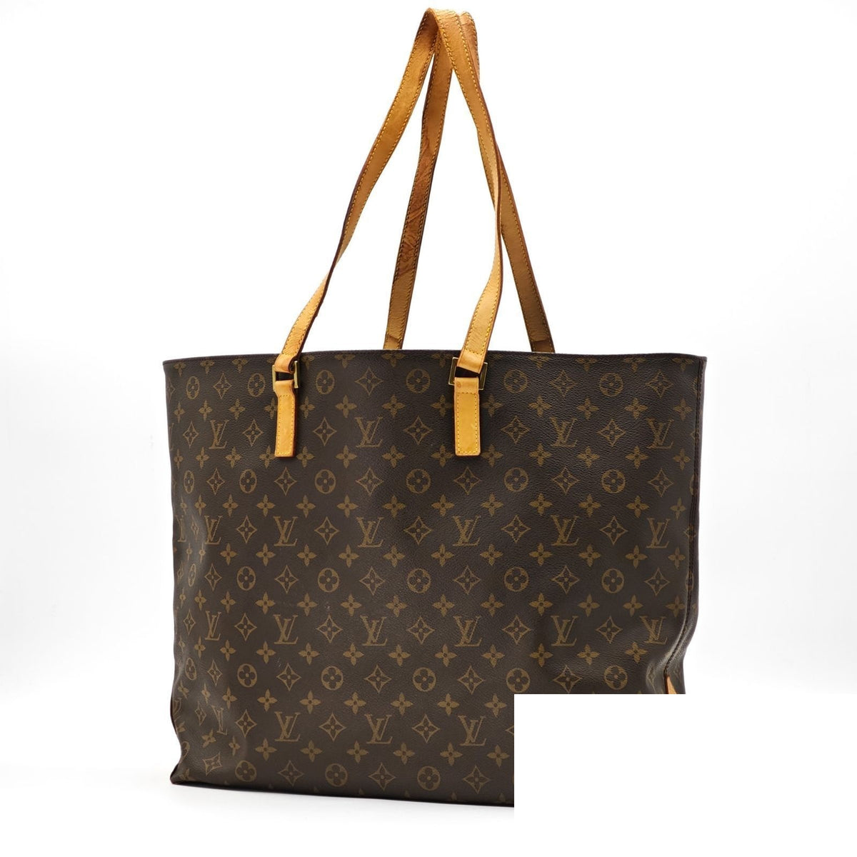 Louis Vuitton Monogram Cabas Alto Tote Bag Brown