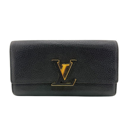 Louis Vuitton Portefeuille Capucines Long Wallet Black