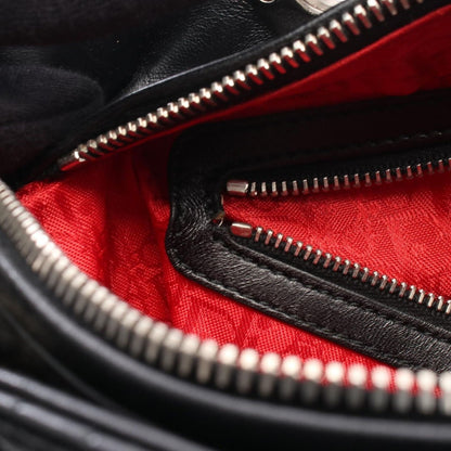 Dior Handbag Lady Cannage Black Leather 2-Way Tote — view 5