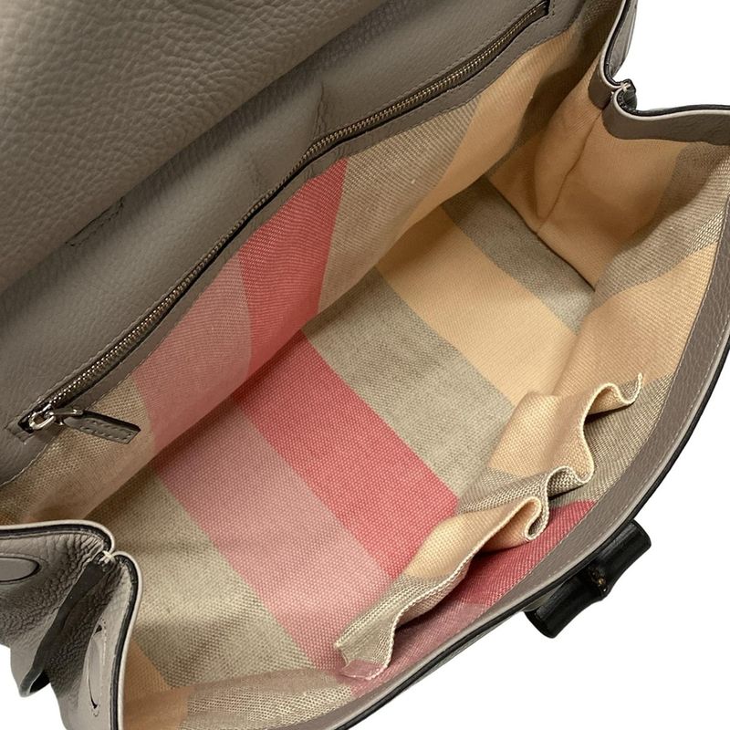 Gucci Handbag Bamboo Daily 370830 Gray Leather