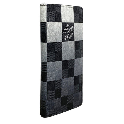 Louis Vuitton Wallet Damier Graphite Giant Portefeuille Brazza NM Blanc — view 2