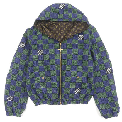  Louis Vuitton 2025 1ahbiu Monogram Damier Reversible Double Zip-up Windbreaker