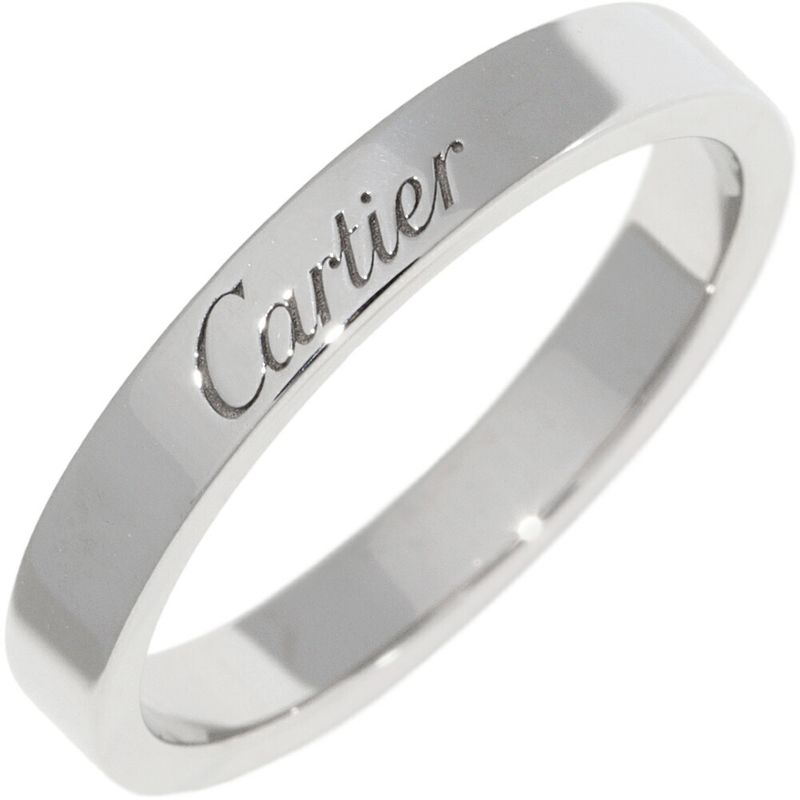 Cartier Ring Pt950 C De Cartier Ring Engraved Ring Width 3mm (012in) B40540