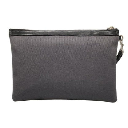 Saint Laurent Paris Clutch Bag Pouch Rive Gauche 581369 Dark Gray And Black