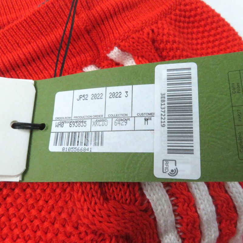 Gucci Adidas 22AW 693835 Linen Cotton Blend Trefoil Embroidered Knit Shorts