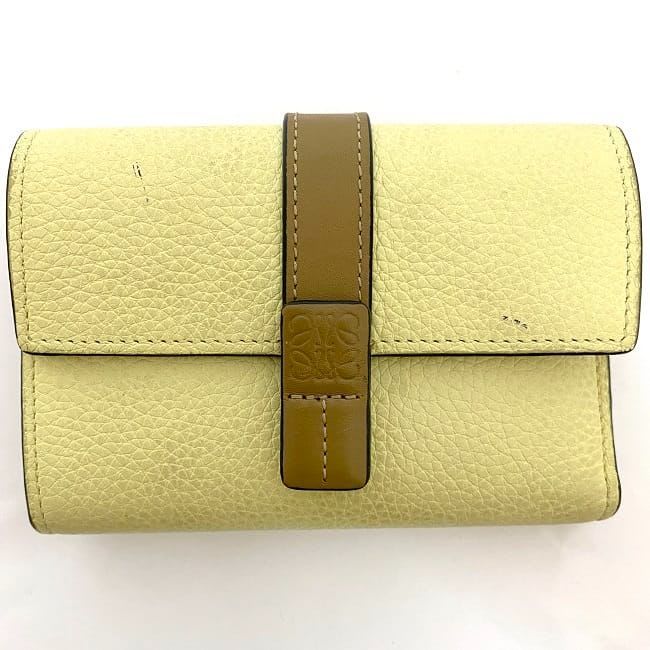 Loewe Trifold Wallet Yellow Anagram