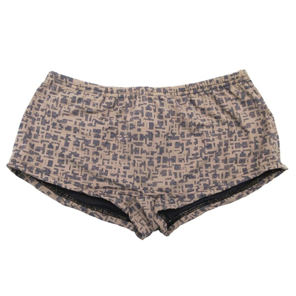 Hermes Shorts H Logo All Over Pattern Swim Pants Gray
