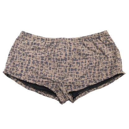 Hermes Shorts H Logo All Over Pattern Swim Pants Gray