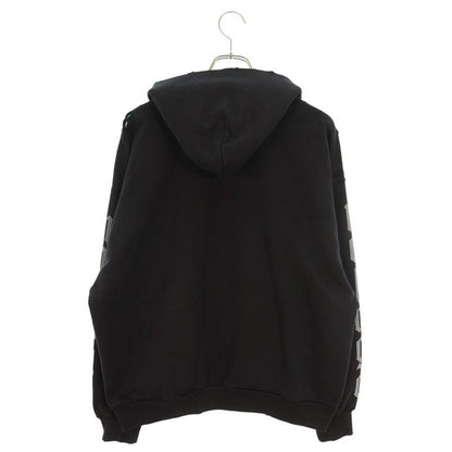 Balenciaga 24 SS Tqvk7 Destroyed Nologo Print Pullover Hoodie XS — view 2