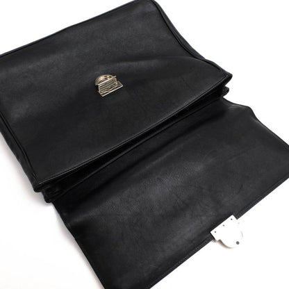 Bvlgari Bags Briefcases Business Bags Business Men Leather Genuine Black Flap