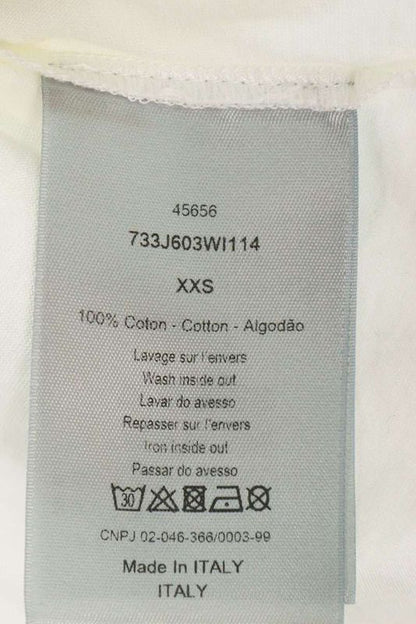 Dior 733j603wi114 Printed T-shirt Men's XXS