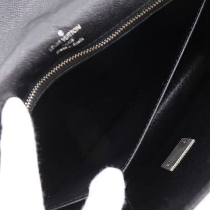 Louis Vuitton Selenga M30782 Taiga Ardoise Black Men's Second Bag