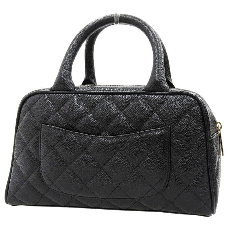 Chanel Quilted Mini Boston Handbag