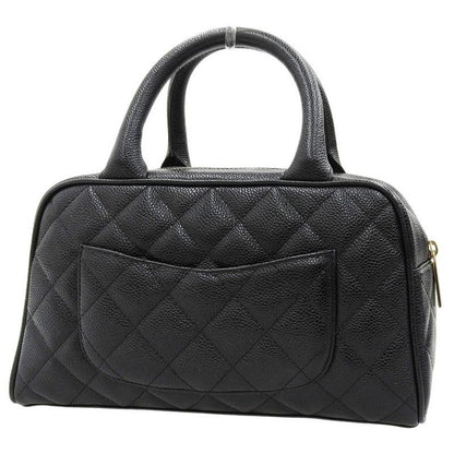 Chanel Quilted Mini Boston Handbag