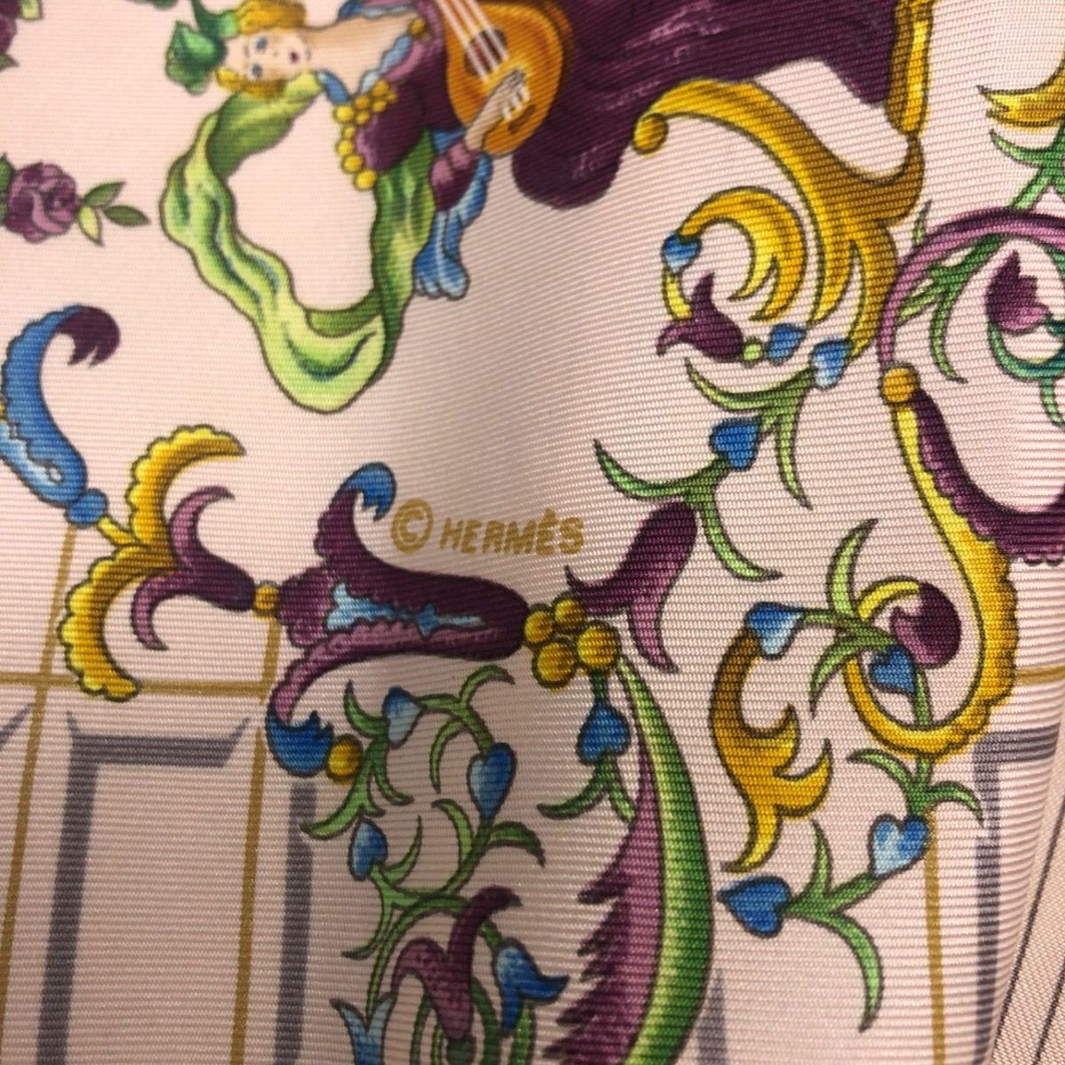 Hermes Carre 90 Scarf Hymn to Mozart Silk Music — view 3